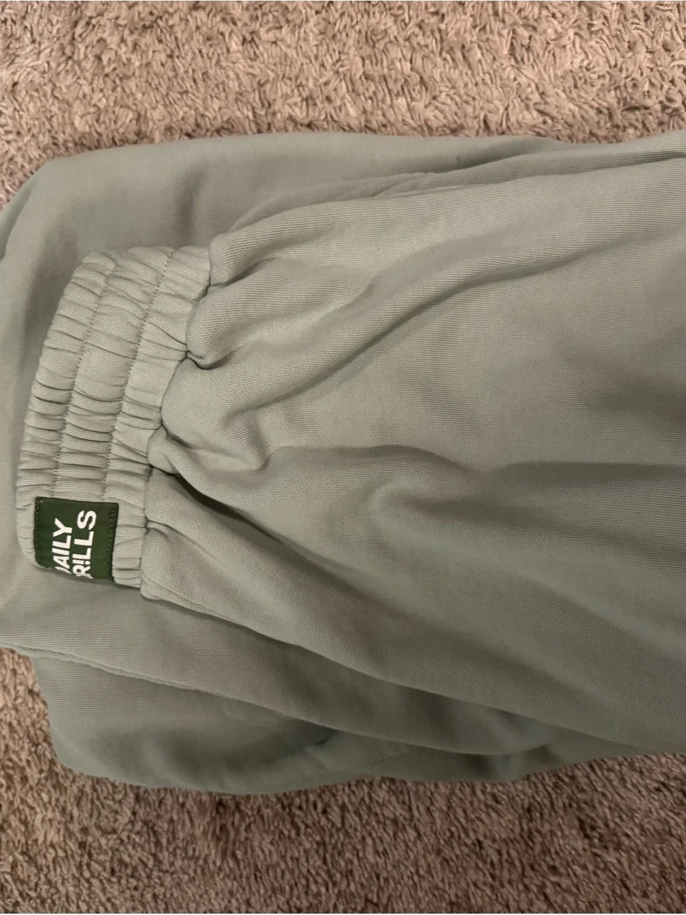 SET Daily Drills Sage Green Henley Oversized Sweatshirt and matching joggers SET